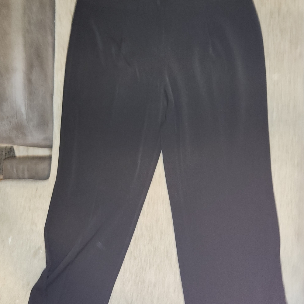Chic Black Wide Leg Women's Pants